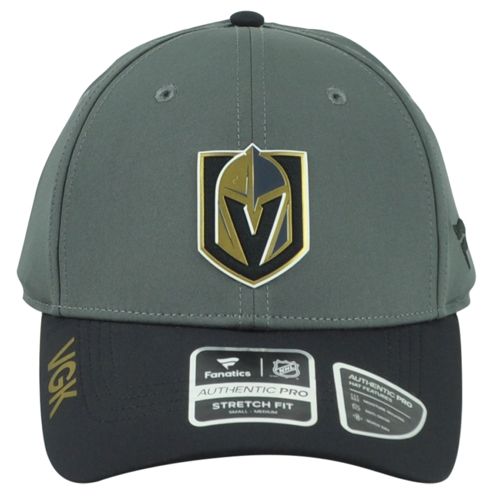 NHL Fanatics Authentic Pro Vegas Golden Knights Stretch Fit Flex Fit S/M Hat Cap