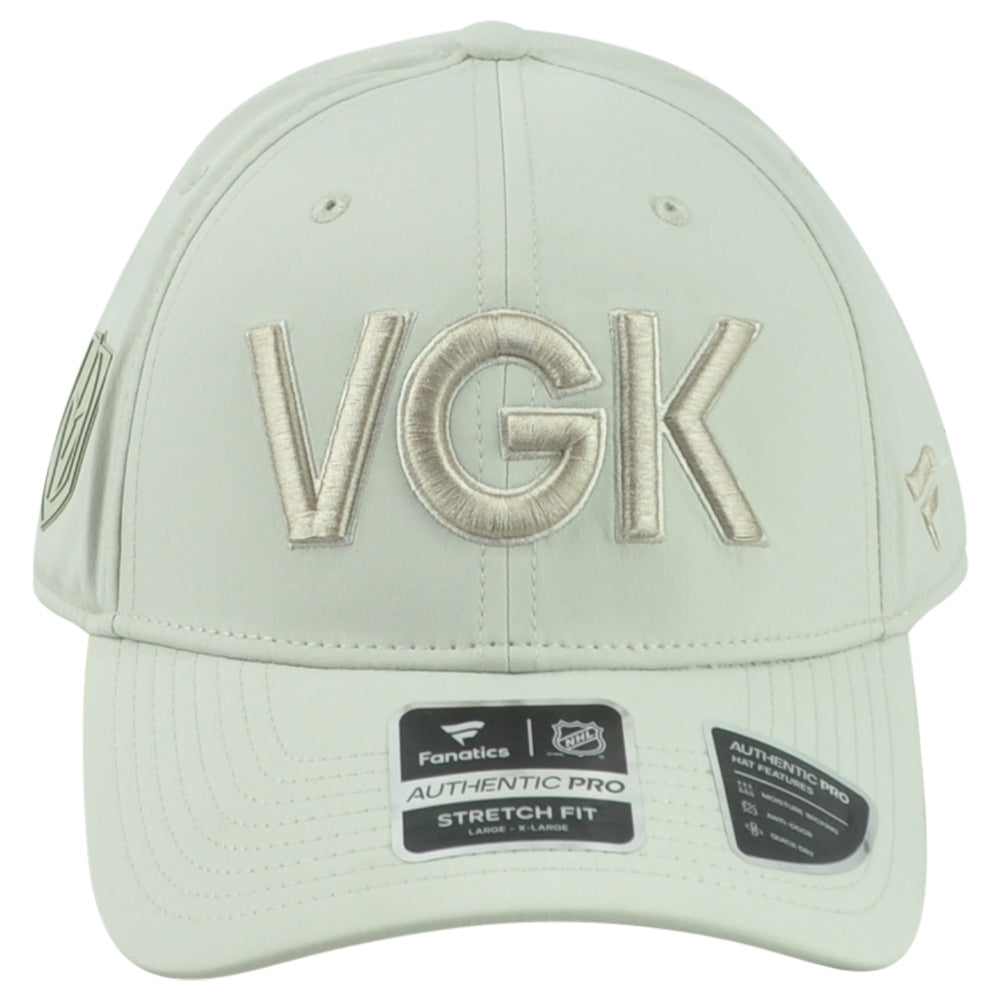 NHL Fanatics Authentic Pro Vegas Golden Knights Stretch Flex Fit L/XL Hat Cap