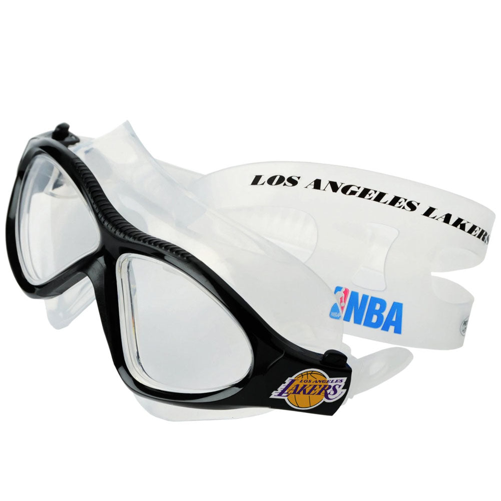 NBA Los Angeles Lakers Pro Sports Eyewear Youth Team Swim Goggles Underwater