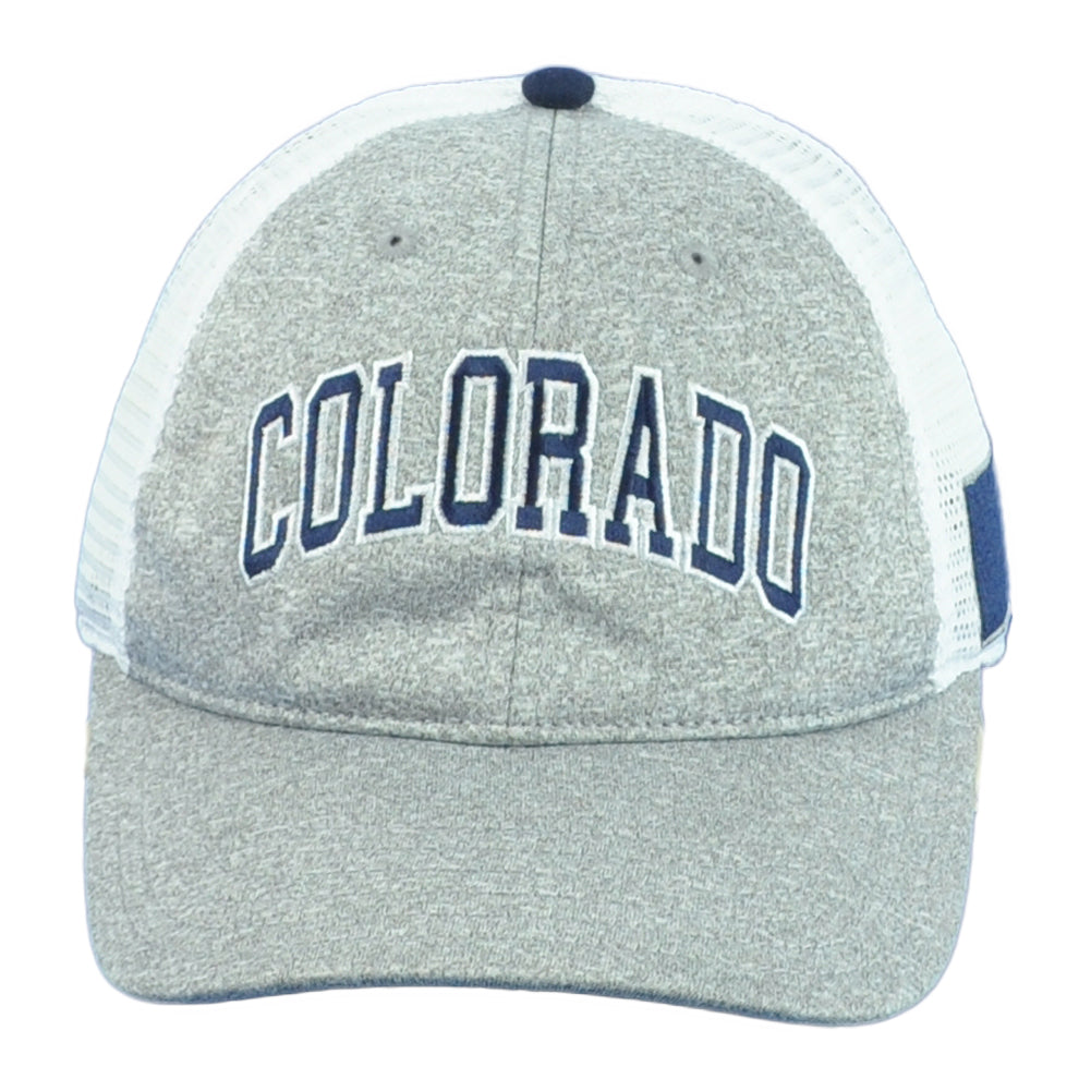 Captivating Colorado State Flag Gray White Trucker Mesh Snapback Adults Hat Cap