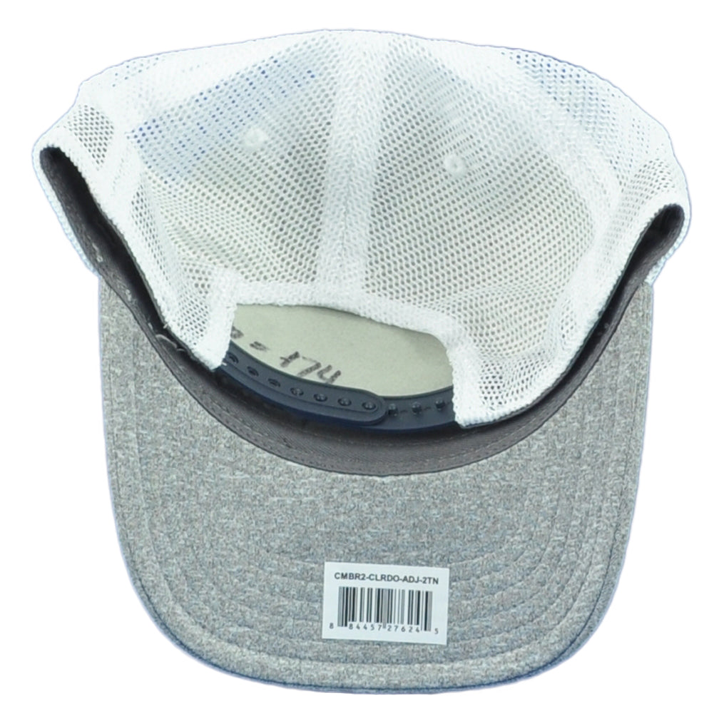 Captivating Colorado State Flag Gray White Trucker Mesh Snapback Adults Hat Cap