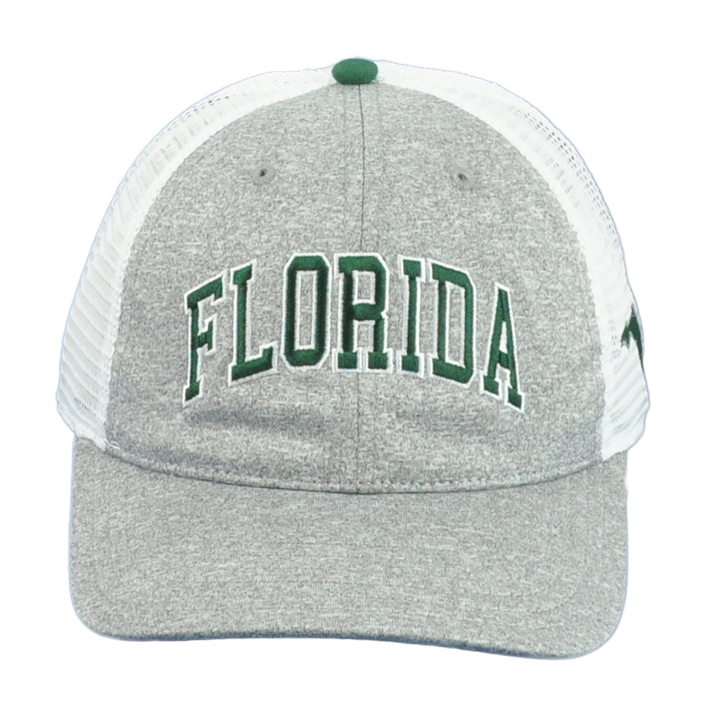 Captivating Florida State Map Trucker Mesh Snapback Curved Bill Adults Hat Cap