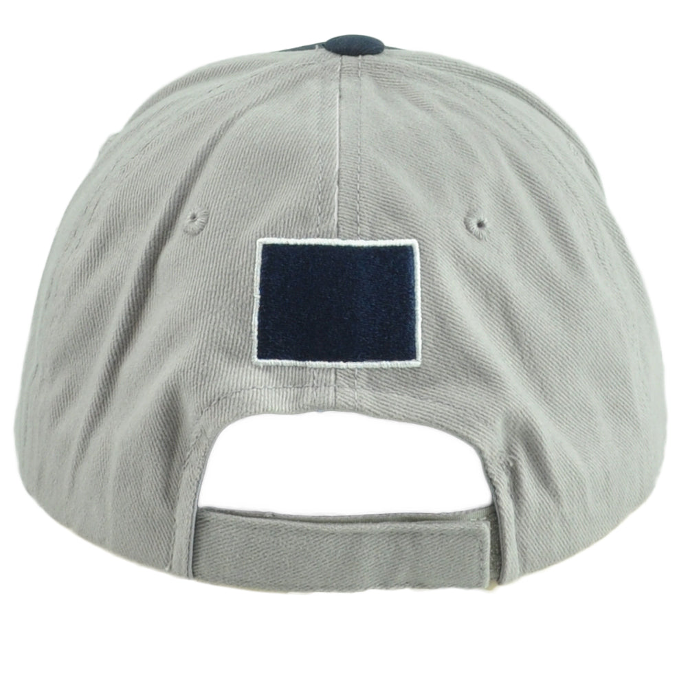Captivating Colorado State 1876 Blue Gray Curved Bill Adjustable Adults Hat Cap