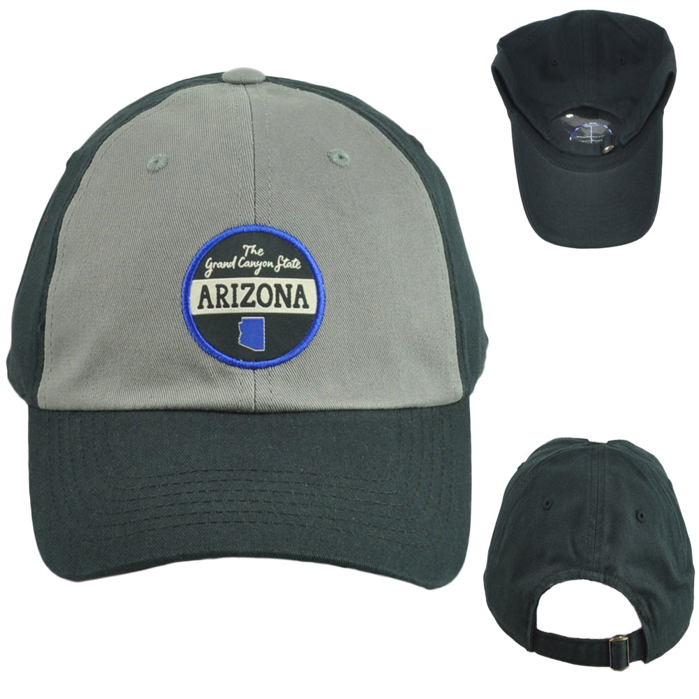 Captivating Arizona Grand Canyon State Map Two Colors Adjustable Adults Hat Cap