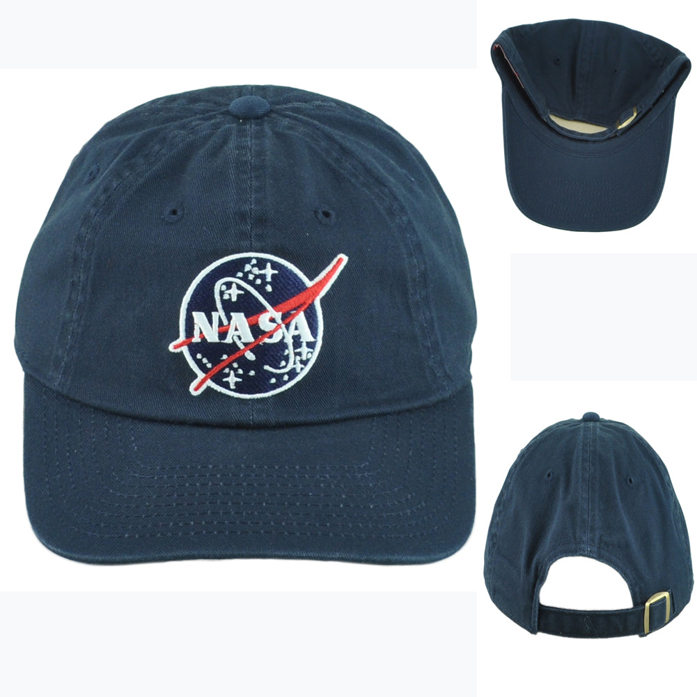 NASA National Aeronautic Space Administration Center Clip Buckle Adults Hat Cap