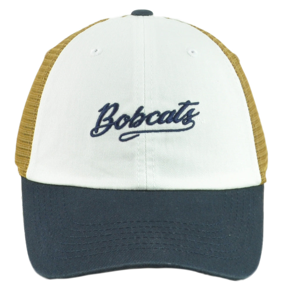 NCAA Captivating Montana State Bobcats Men Trucker Mesh 3 Tone Snapback Hat Cap