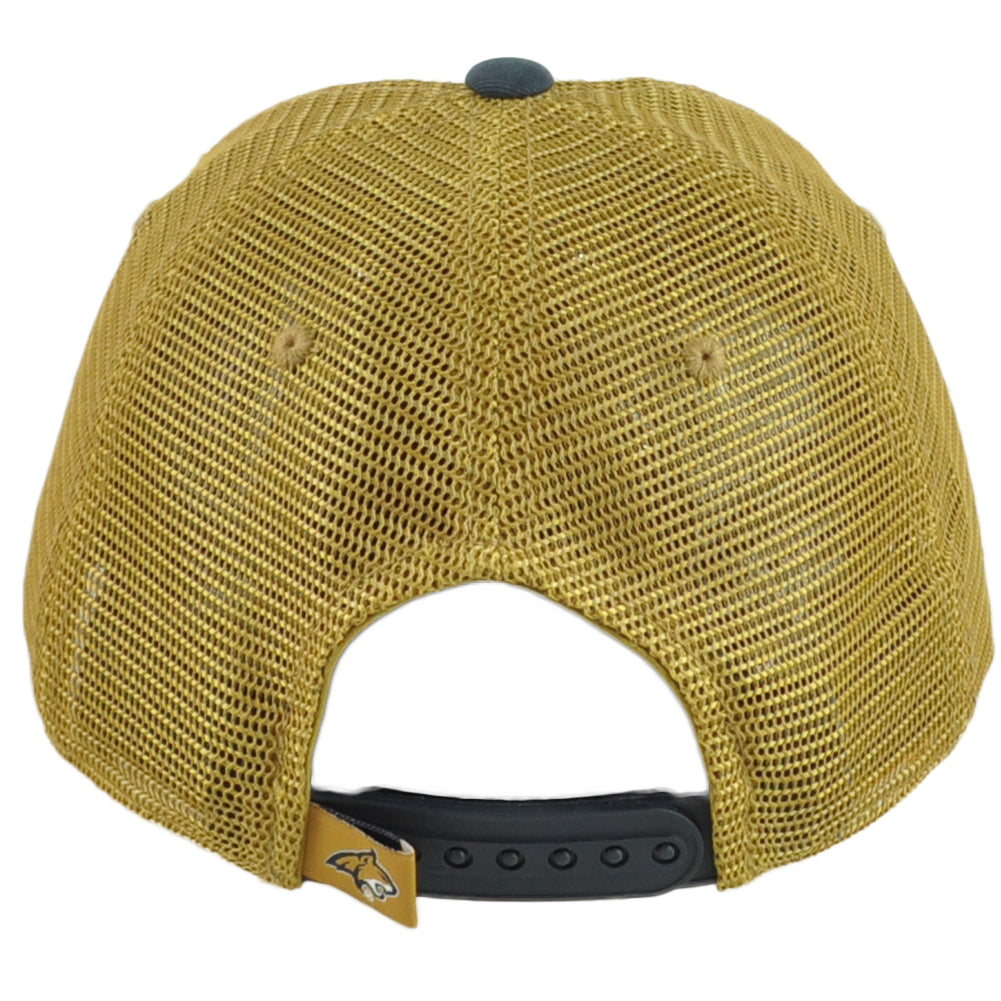 NCAA Captivating Montana State Bobcats Men Trucker Mesh 3 Tone Snapback Hat Cap