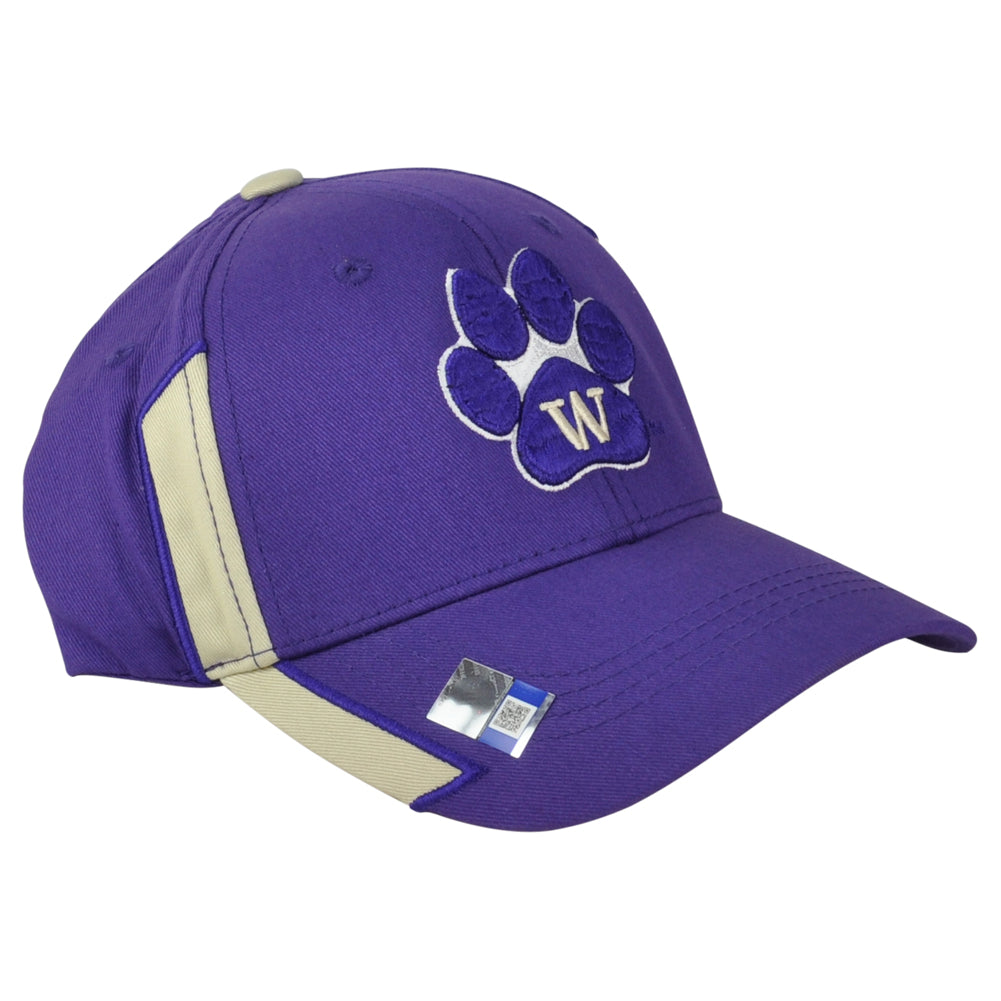 NCAA Captivating Washington Huskies Purple Curved Adjustable Youth Kids Hat Cap