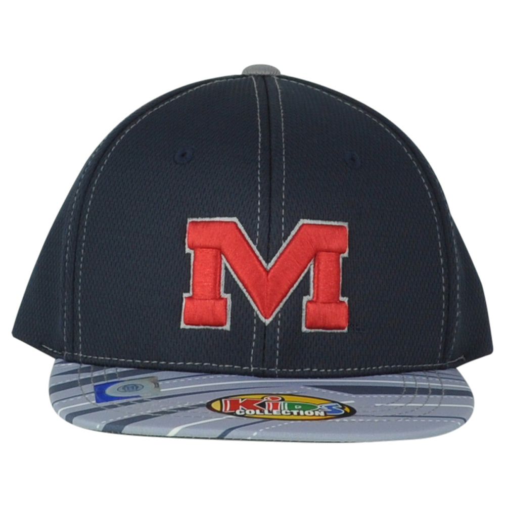 NCAA Captivating Maryland Terrapins Flat Bill Snapback Navy Youth Kids Hat Cap