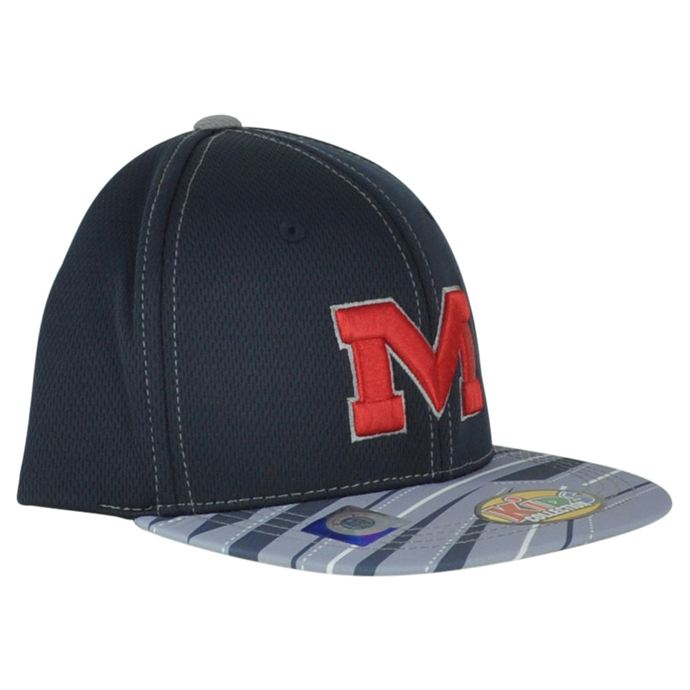 NCAA Captivating Maryland Terrapins Flat Bill Snapback Navy Youth Kids Hat Cap