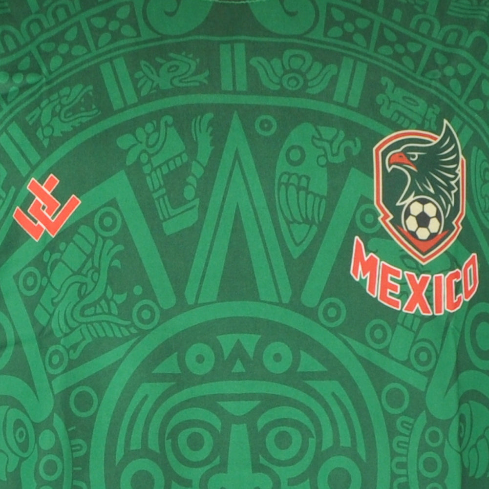 Urban Mexico Country Short Sleeve Round Neck Sublimation Soccer Jersey