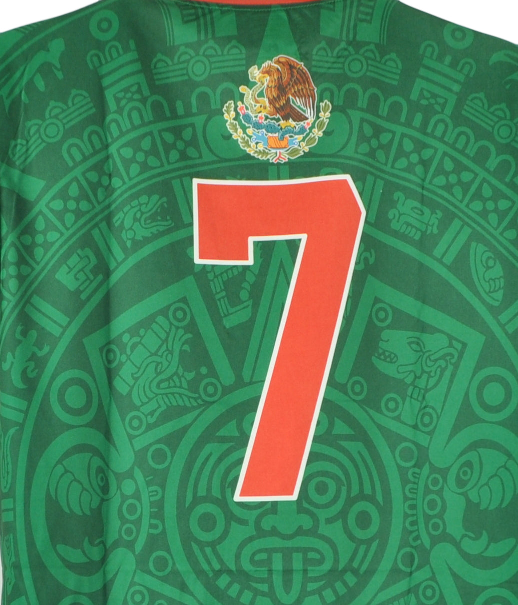 Urban Mexico Country Short Sleeve Round Neck Sublimation Soccer Jersey