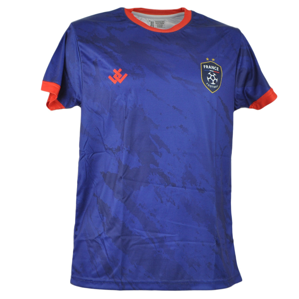 Urban France Country Short Sleeve Round Neck Sublimation Soccer Jersey
