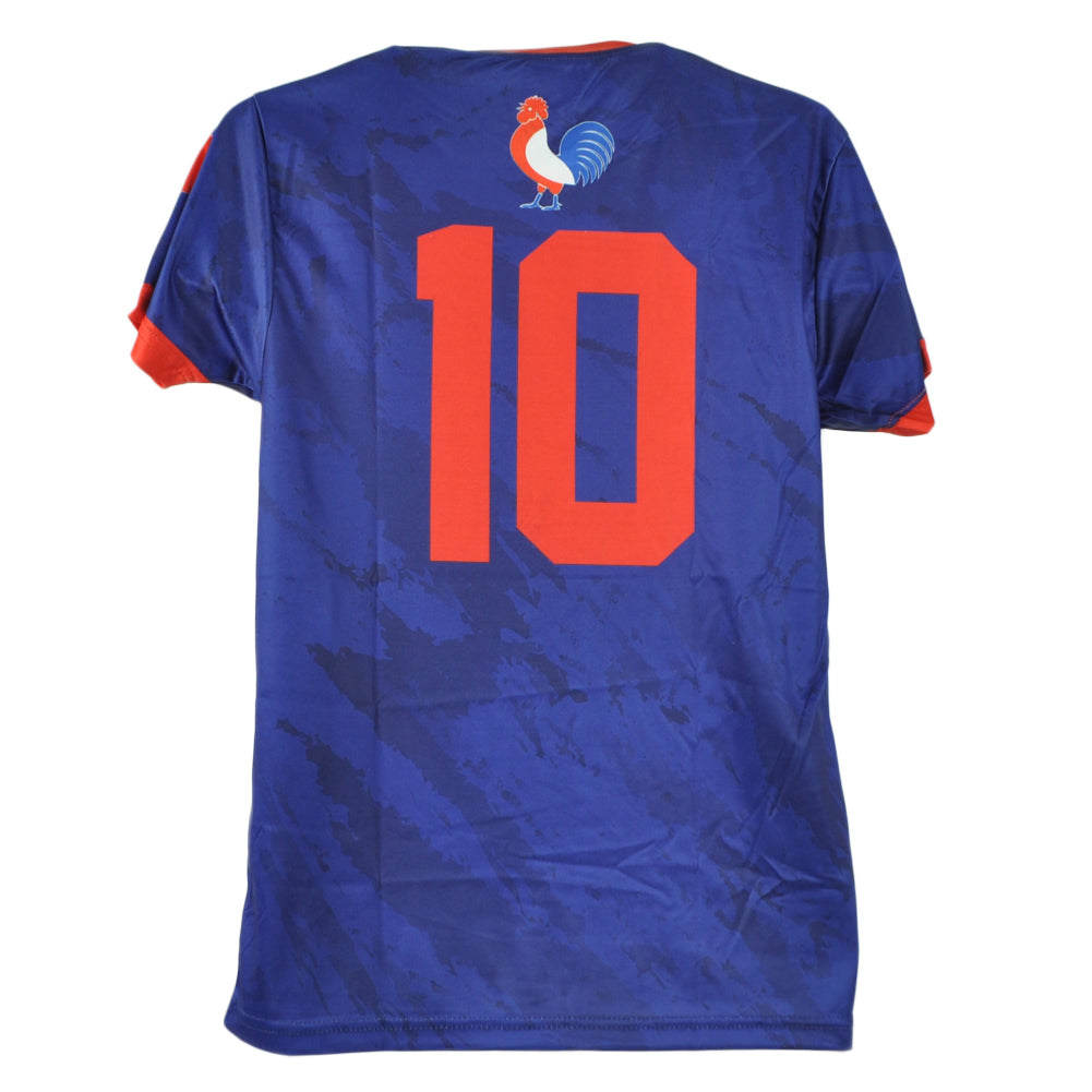 Urban France Country Short Sleeve Round Neck Sublimation Soccer Jersey