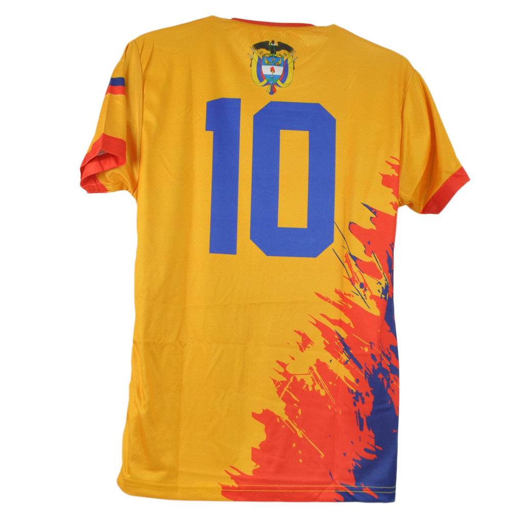 Urban Colombia Country Short Sleeve Round Neck Sublimation Soccer Jersey