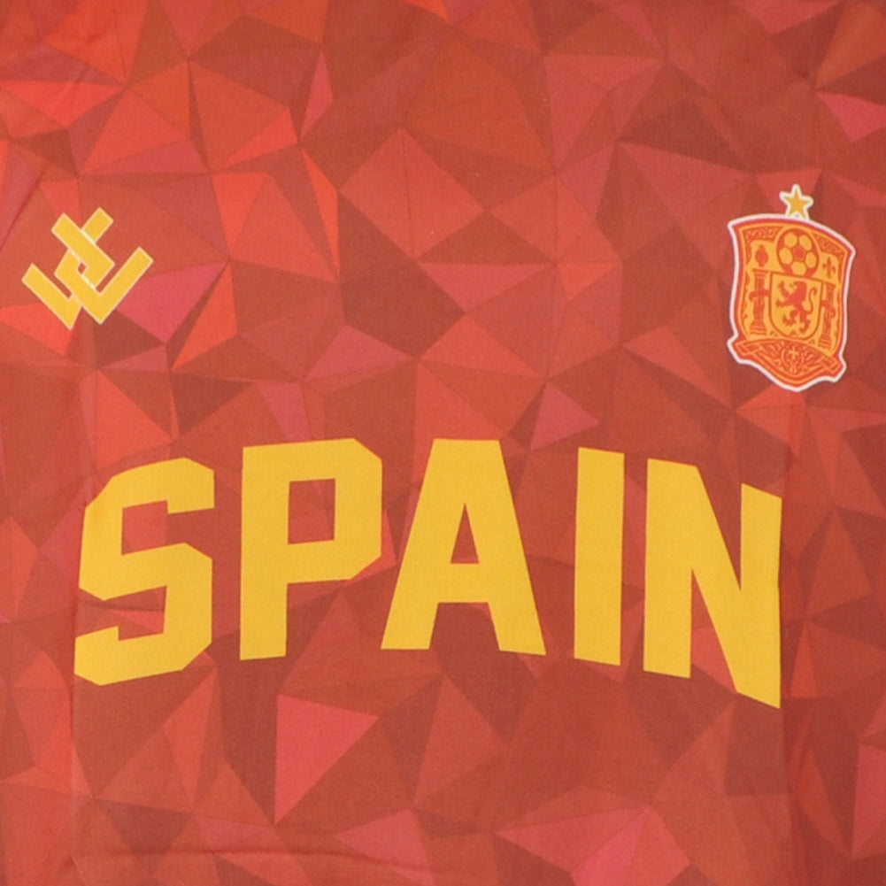 Urban Spain Espana Country Short Sleeve Round Neck Sublimation Soccer Jersey