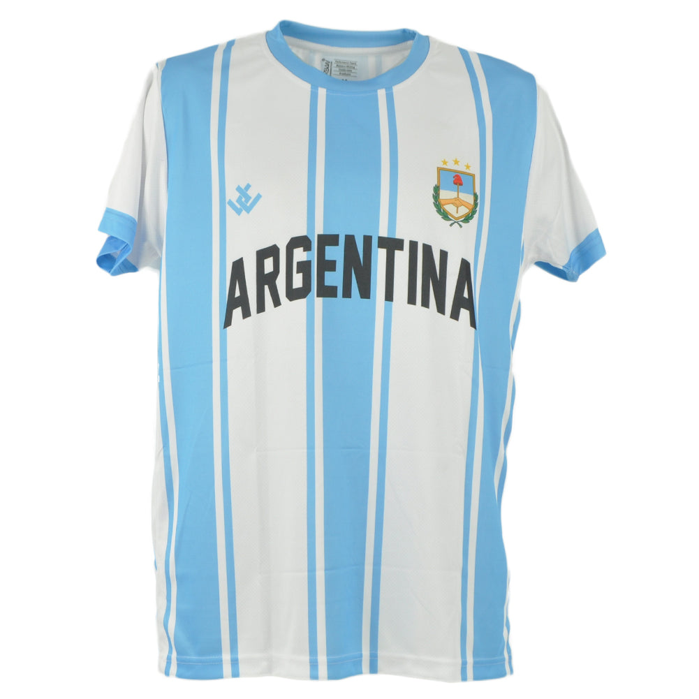 Urban Argentina Country Short Sleeve Round Neck Sublimation Soccer Jersey 2XLarg