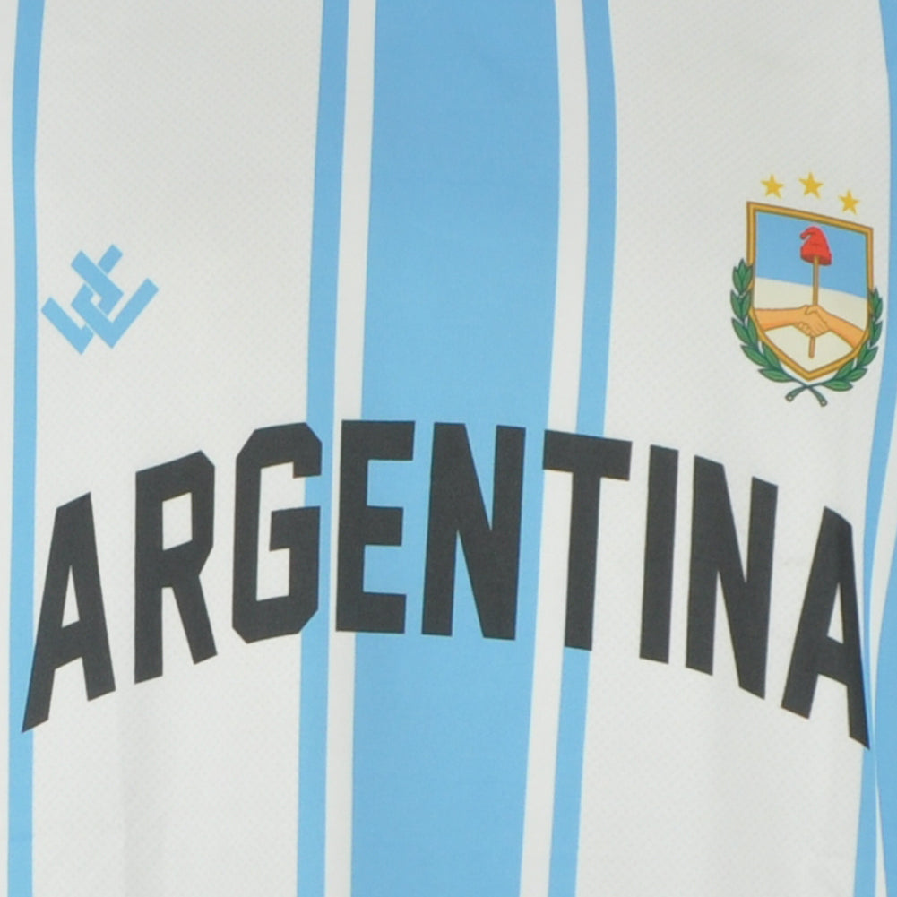 Urban Argentina Country Short Sleeve Round Neck Sublimation Soccer Jersey