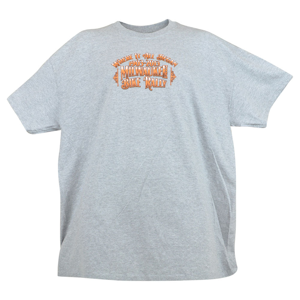 Bike Rally Milwaukee Where It All Began Novelty Fashion Gildan Graphic Tee