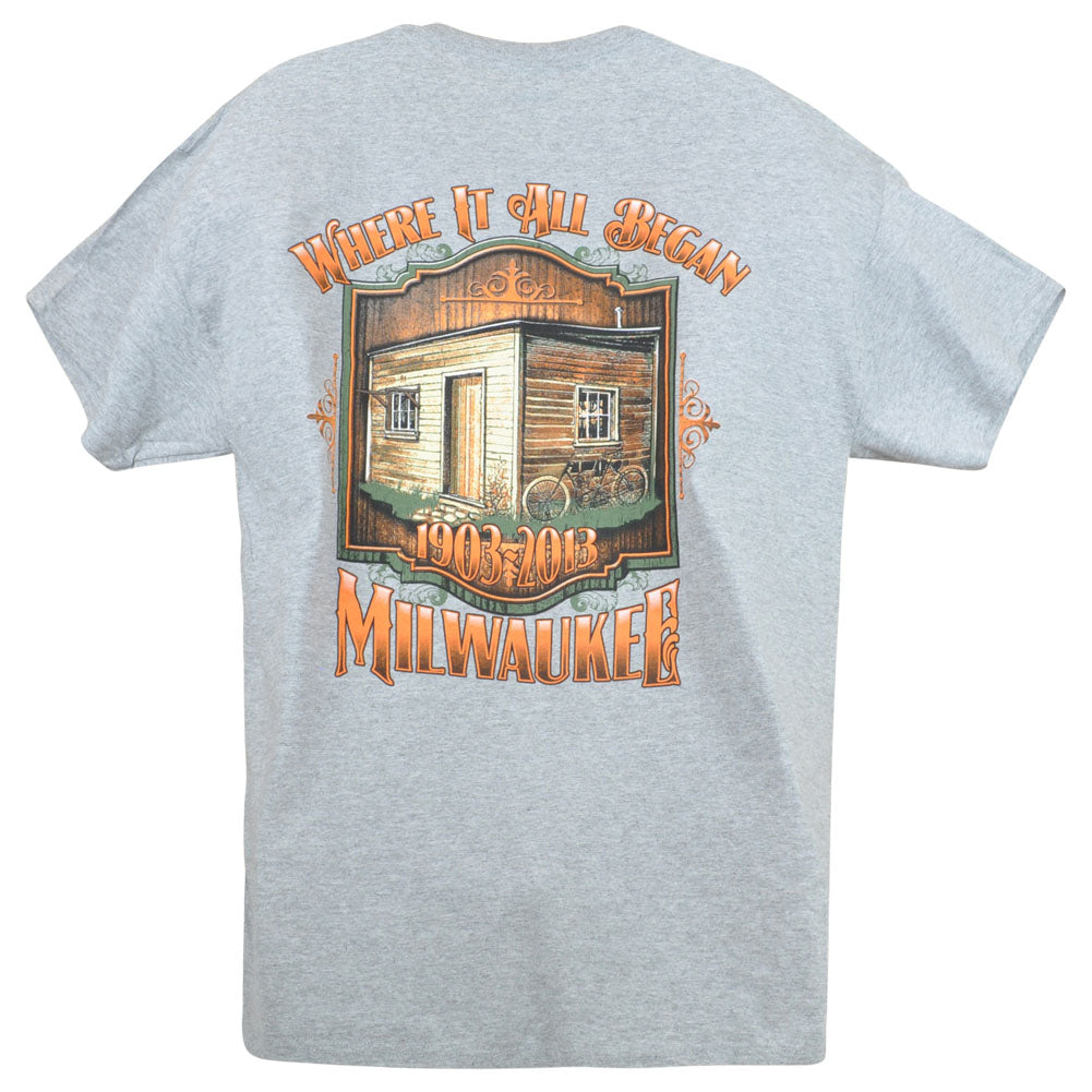 Bike Rally Milwaukee Where It All Began Novelty Fashion Gildan Graphic Tee