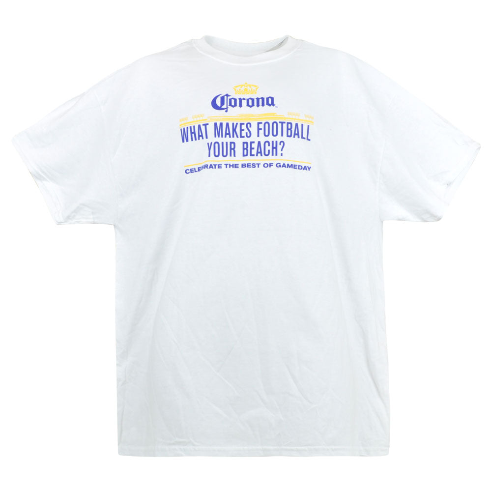 Corona What Makes Football Your Beach? Best Of Gameday Graphic Tee Novelty