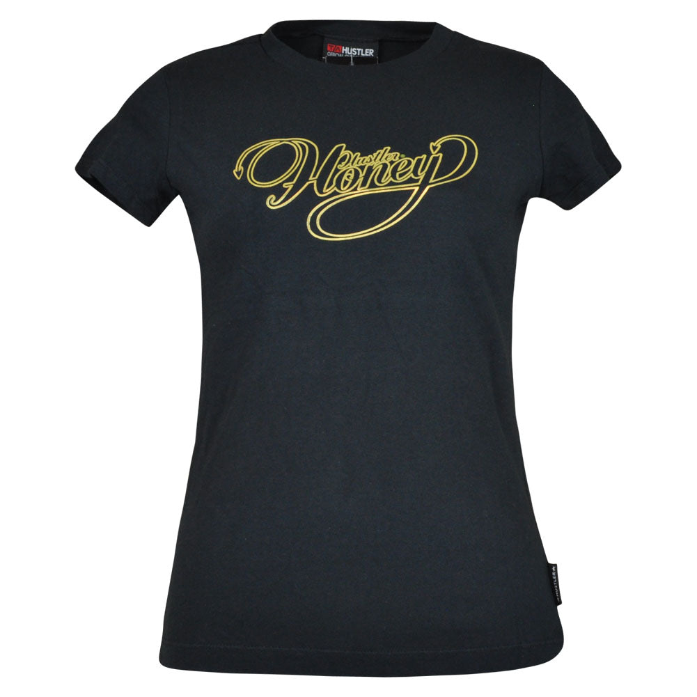 Hustler Clothing Brand Sweet as Honey Tshirt Novelty Tee Petite Ladies
