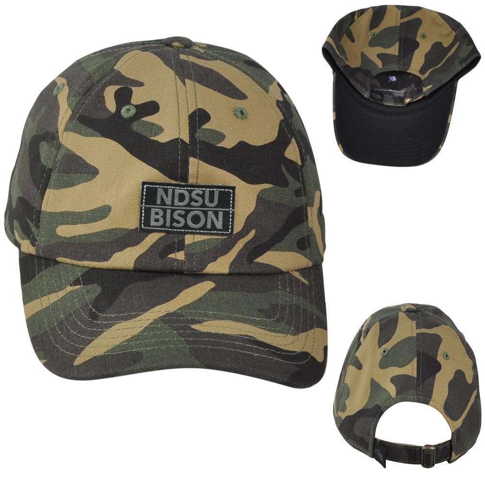 NCAA Captivating North Dakota State Bison NDSU Camouflage Adjustable Men Hat Cap