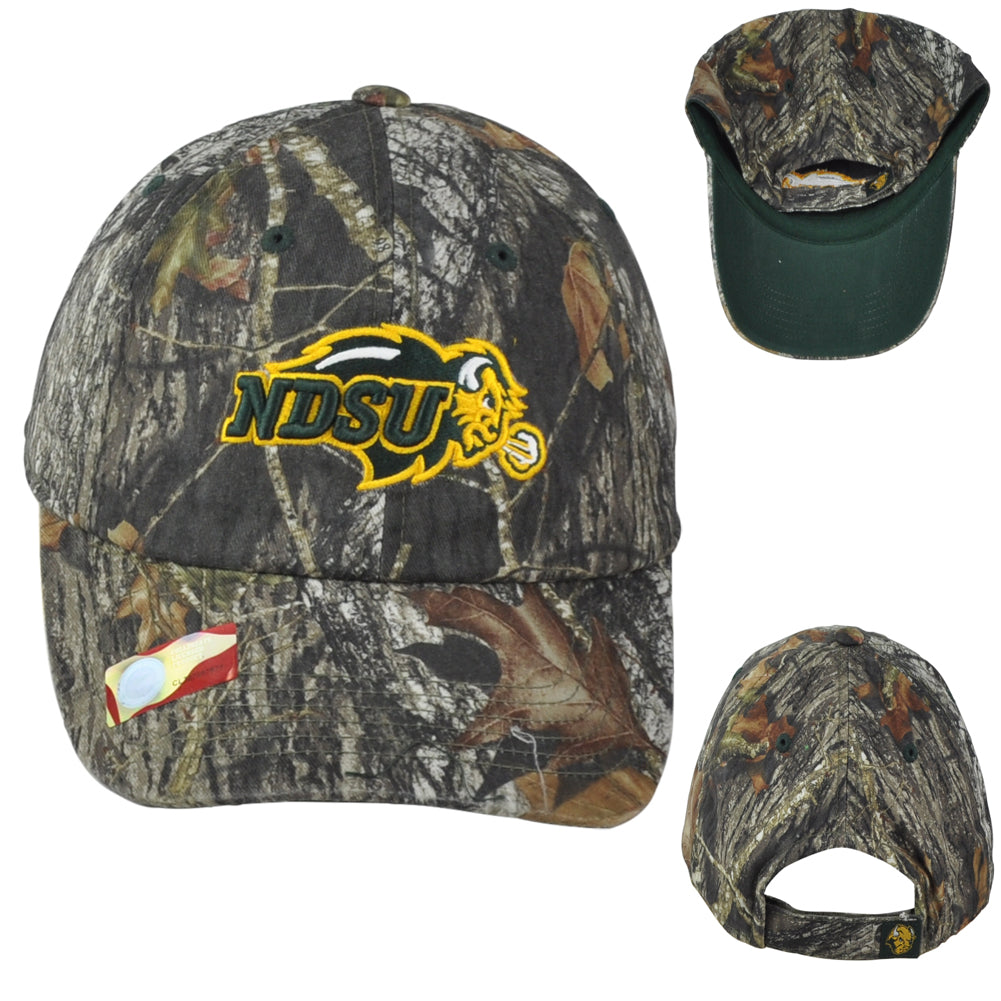 NCAA Captivating North Dakota State Bison NDSU Camouflage Curved Bill Hat Cap