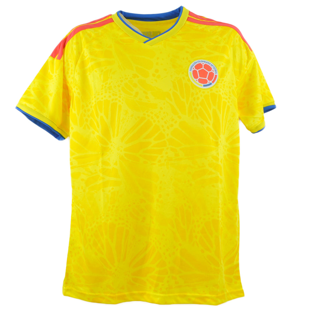 Sport Best Fashion Colombia Short Sleeve Country Round Neck Soccer Jersey