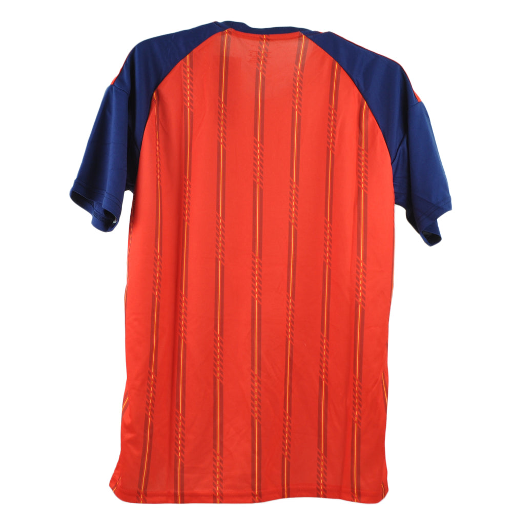Sport Best Fashion Spain Espana Short Sleeve Red Round Neck Soccer Jersey