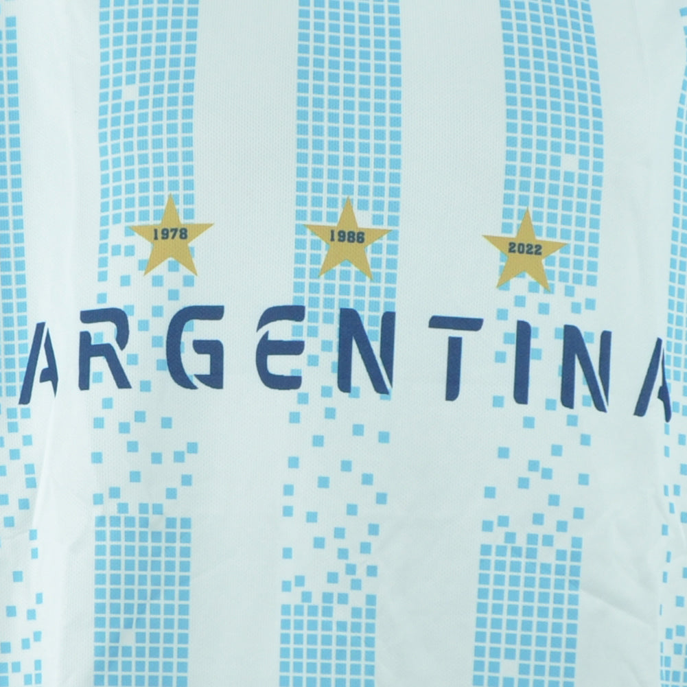 Sport Best Fashion Argentina Country Short Sleeve Round Neck Soccer Jersey