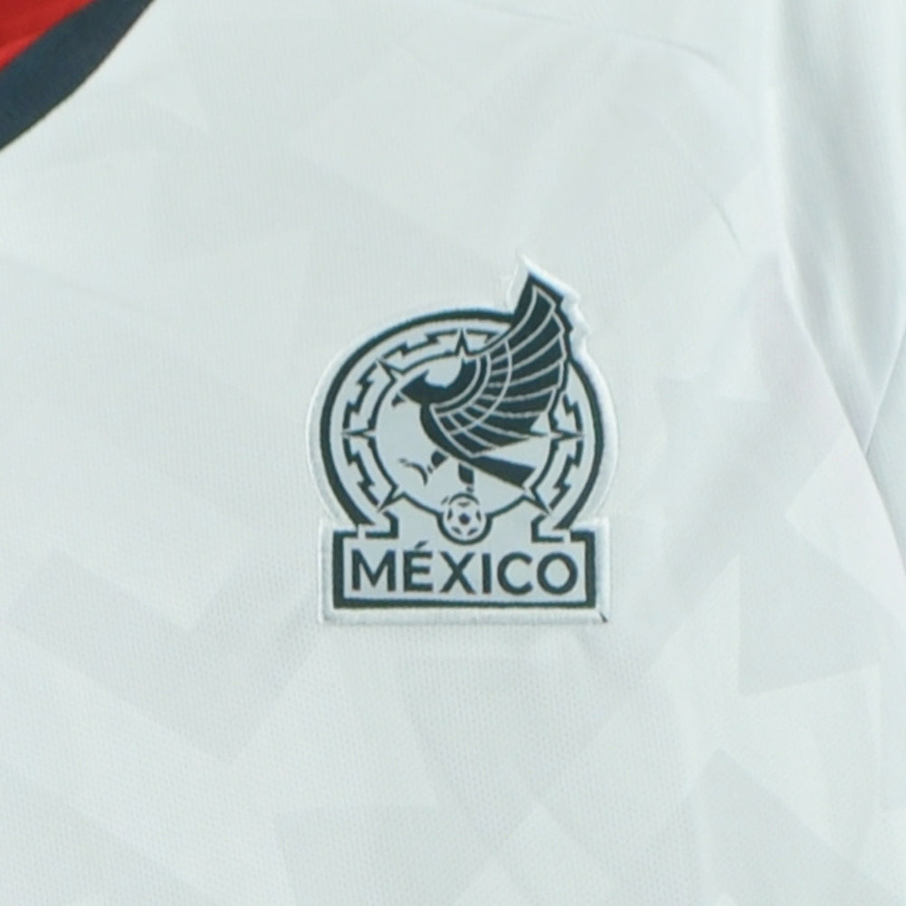 Mexico White Country Short Sleeve Adults Men Away Soccer Jersey World Cup