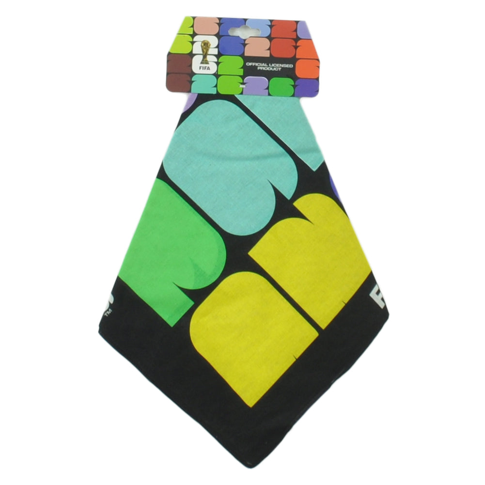2026 Officially Licensed FIFA World Cup Bandana Fashion Multicolor Soccer Futbol