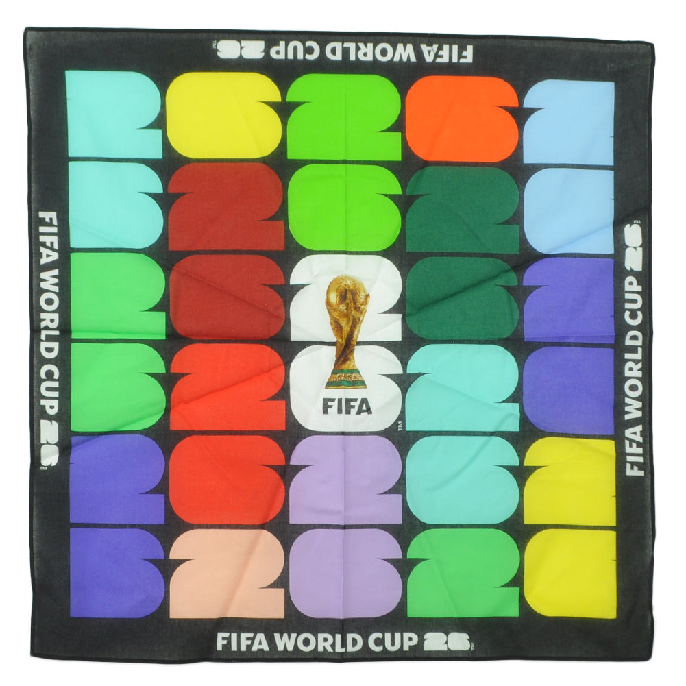 2026 Officially Licensed FIFA World Cup Bandana Fashion Multicolor Soccer Futbol
