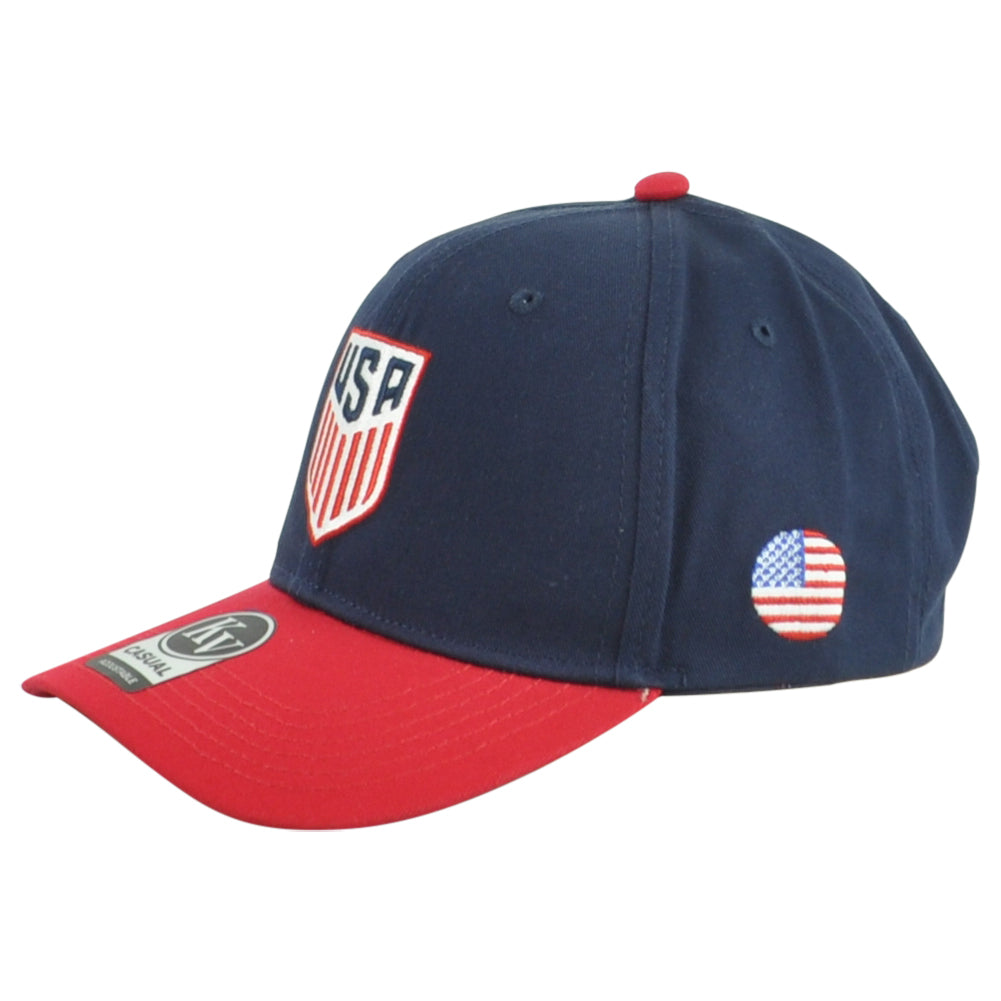 USA America Country Soccer Futbol Curved Bill Clip Buckle KV Sports Hat Cap