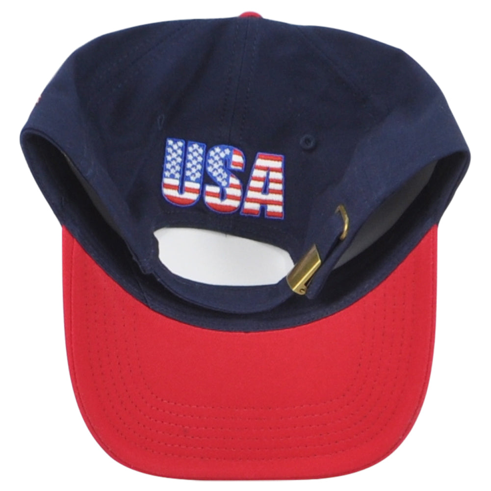 USA America Country Soccer Futbol Curved Bill Clip Buckle KV Sports Hat Cap