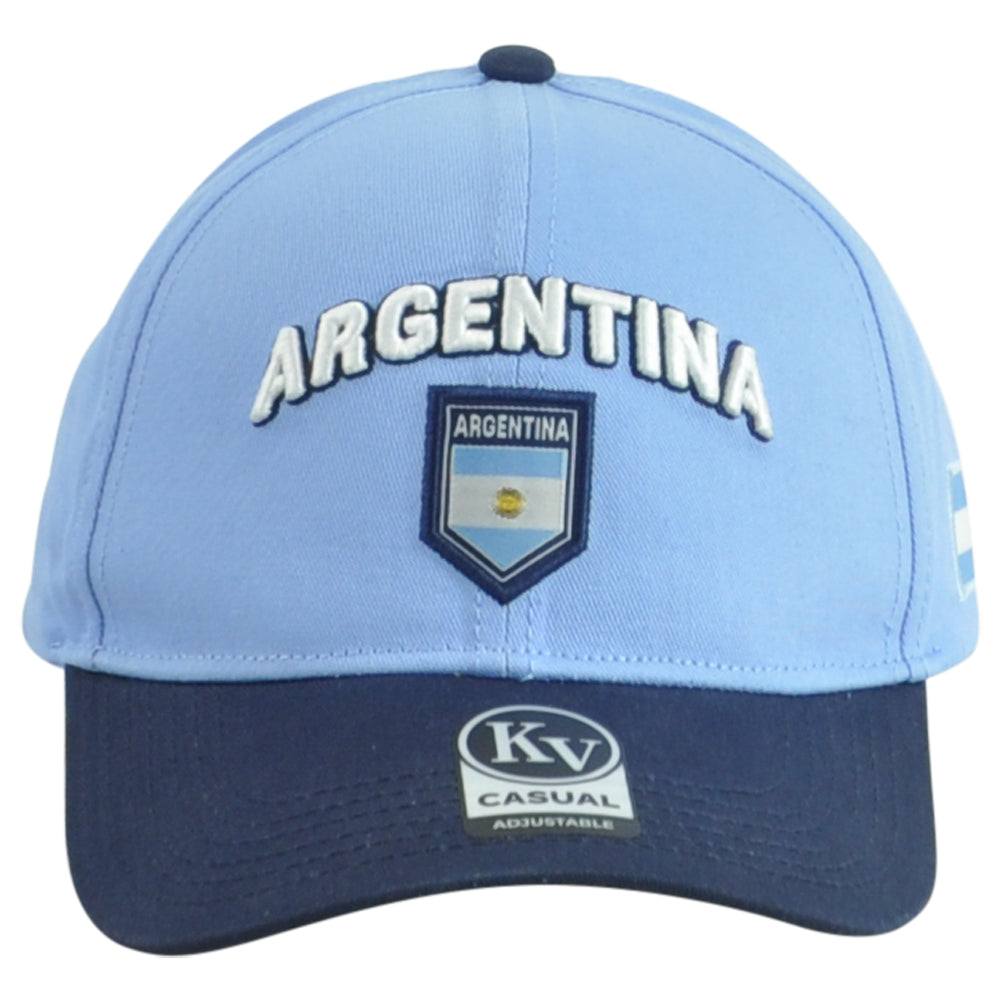 Argentina AFA Country Soccer Futbol Curved Bill Adjustable KV Sports Hat Cap