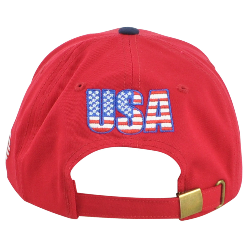 USA America Country Soccer Futbol Curved Bill Adjustable KV Sports Hat Cap