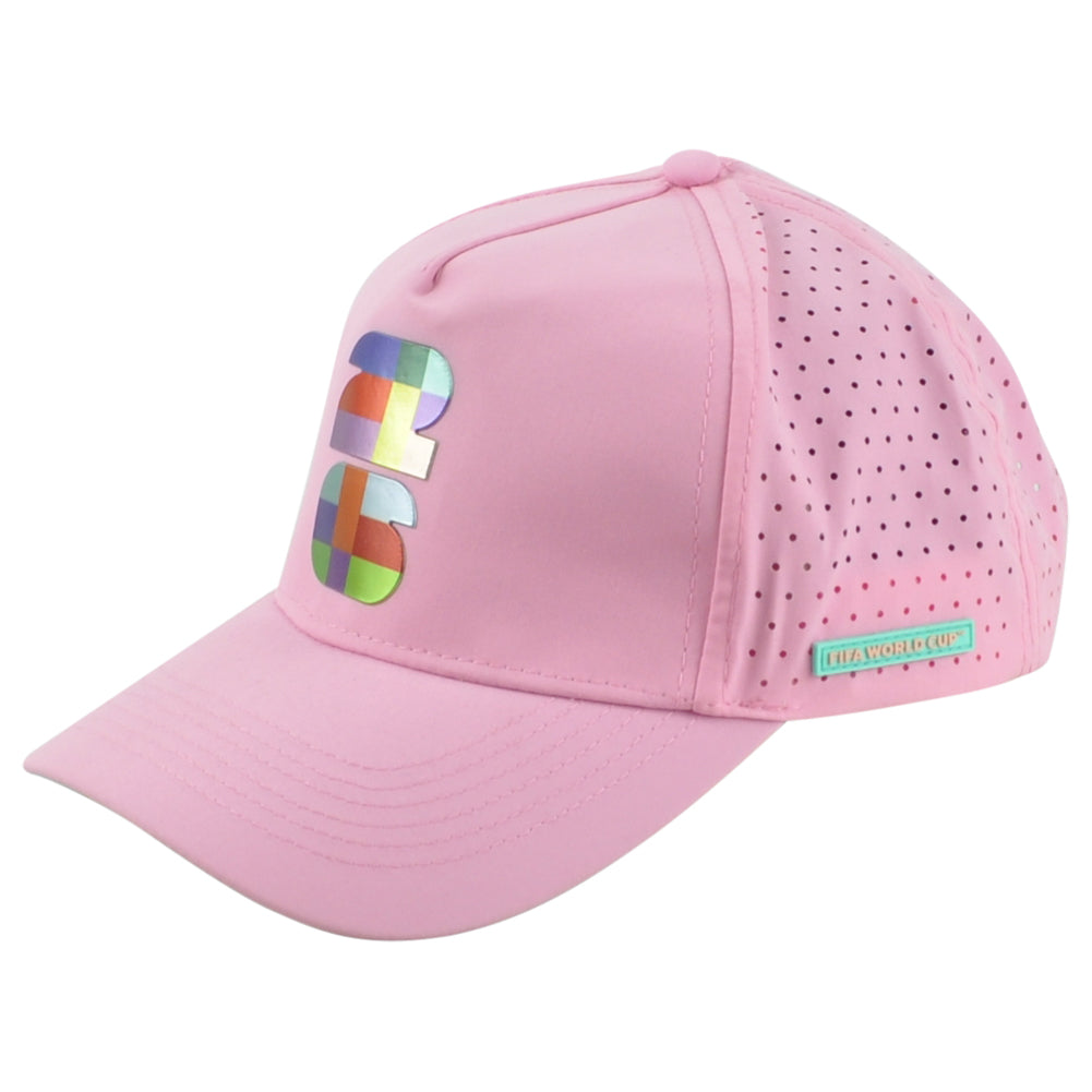 2026 FIFA World Cup Trucker CAN MEX USA Pink Water Resistant Soccer Hat Cap