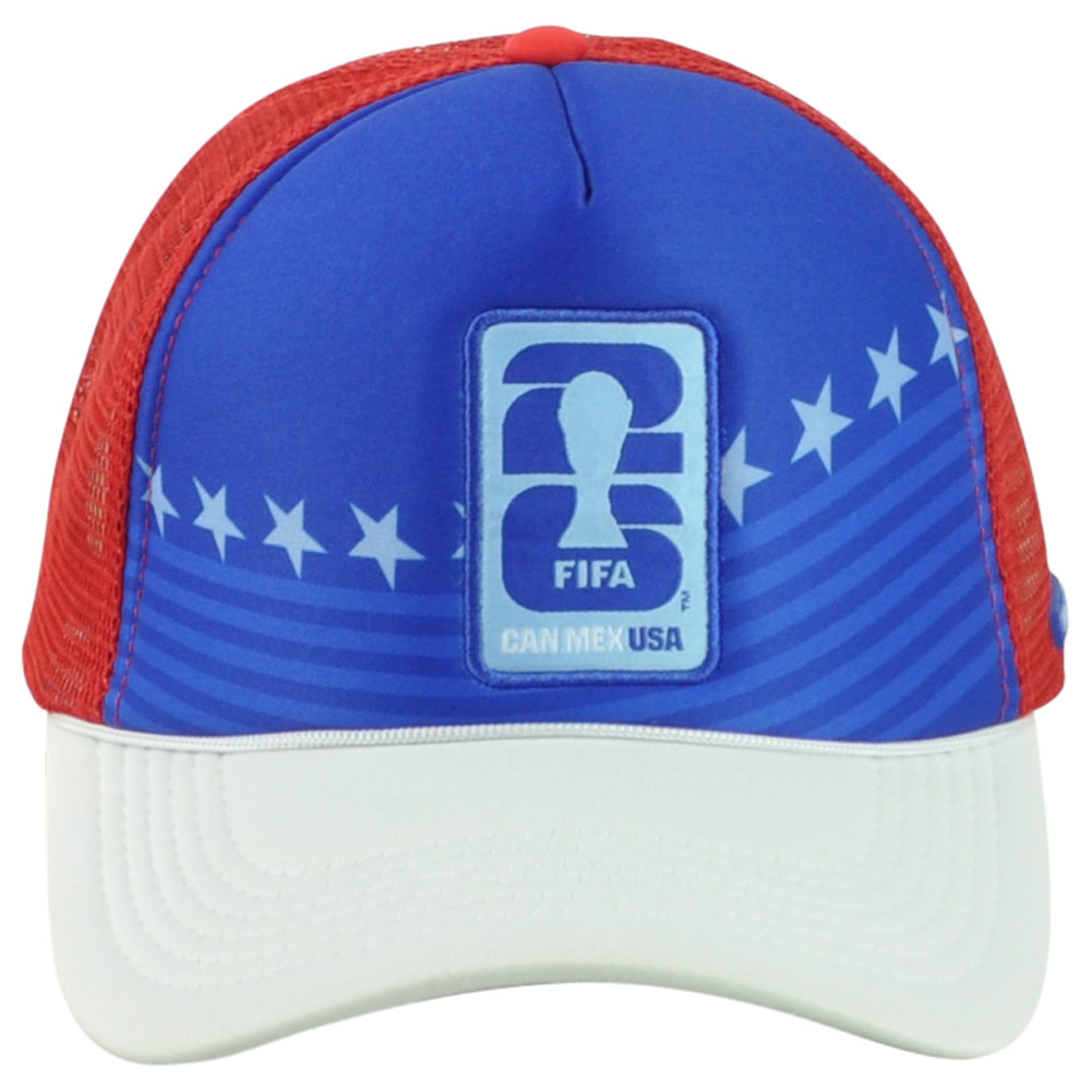 2026 FIFA World Cup Foam Trucker Cord CAN MEX USA Red White Blue NWT Hat Cap