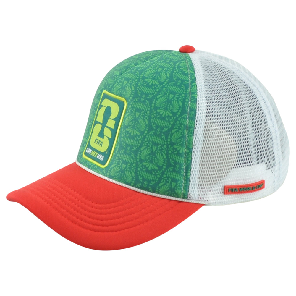 2026 FIFA World Cup Foam Trucker Cord CAN MEX USA Red White Green NWT Hat Cap
