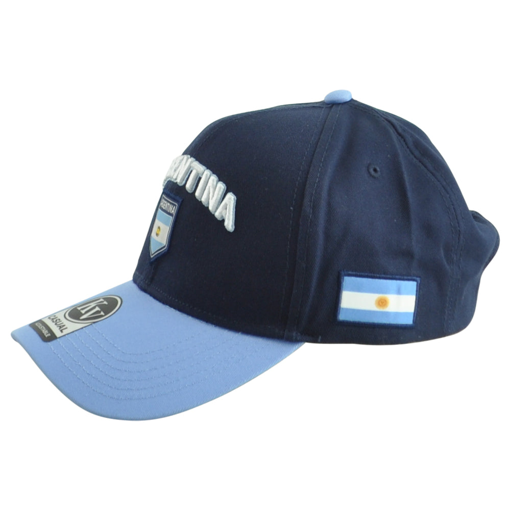 Argentina AFA Country Soccer Futbol Curved Bill Clip Buckle KV Sports Hat Cap