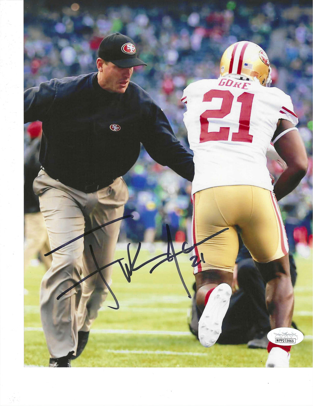 NFL San Francisco 49ers Frank Gore #21 11x14 Autograph Signed Picture JSA Sports