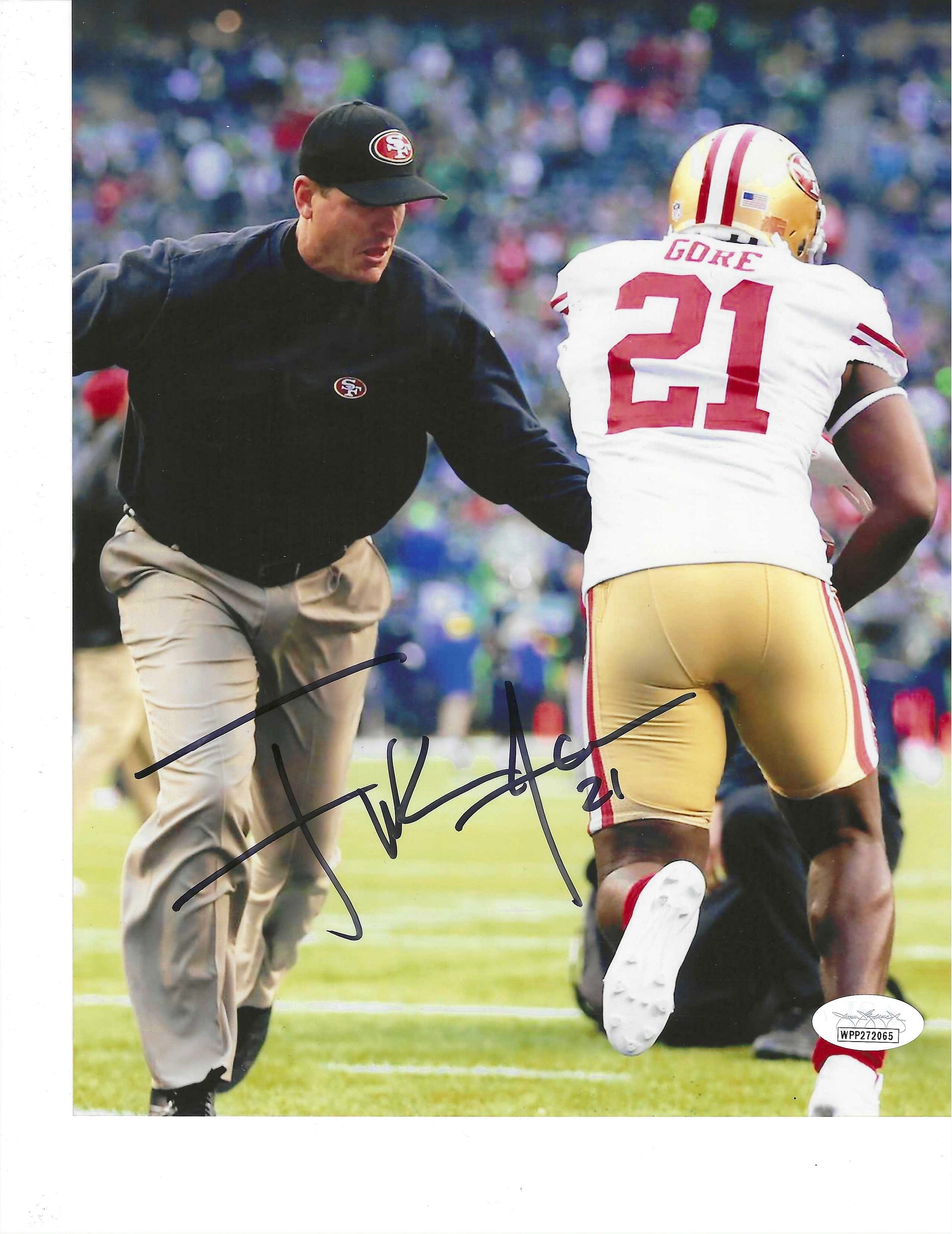 NFL San Francisco 49ers Frank Gore #21 11x14 Autograph Signed Picture JSA Sports