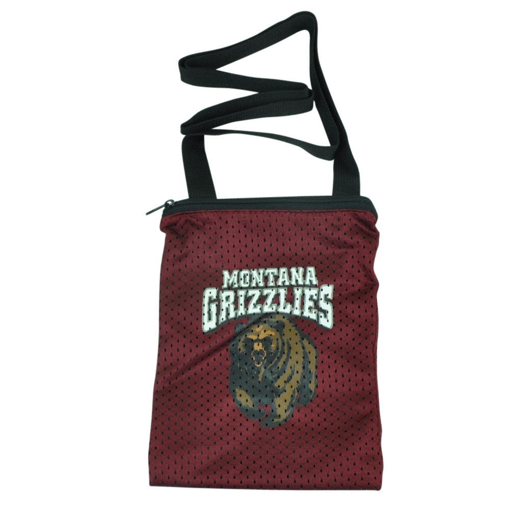 NCAA Montana Grizzlies Messenger Jersey Bag Ladies Women Handbag Purse Griz