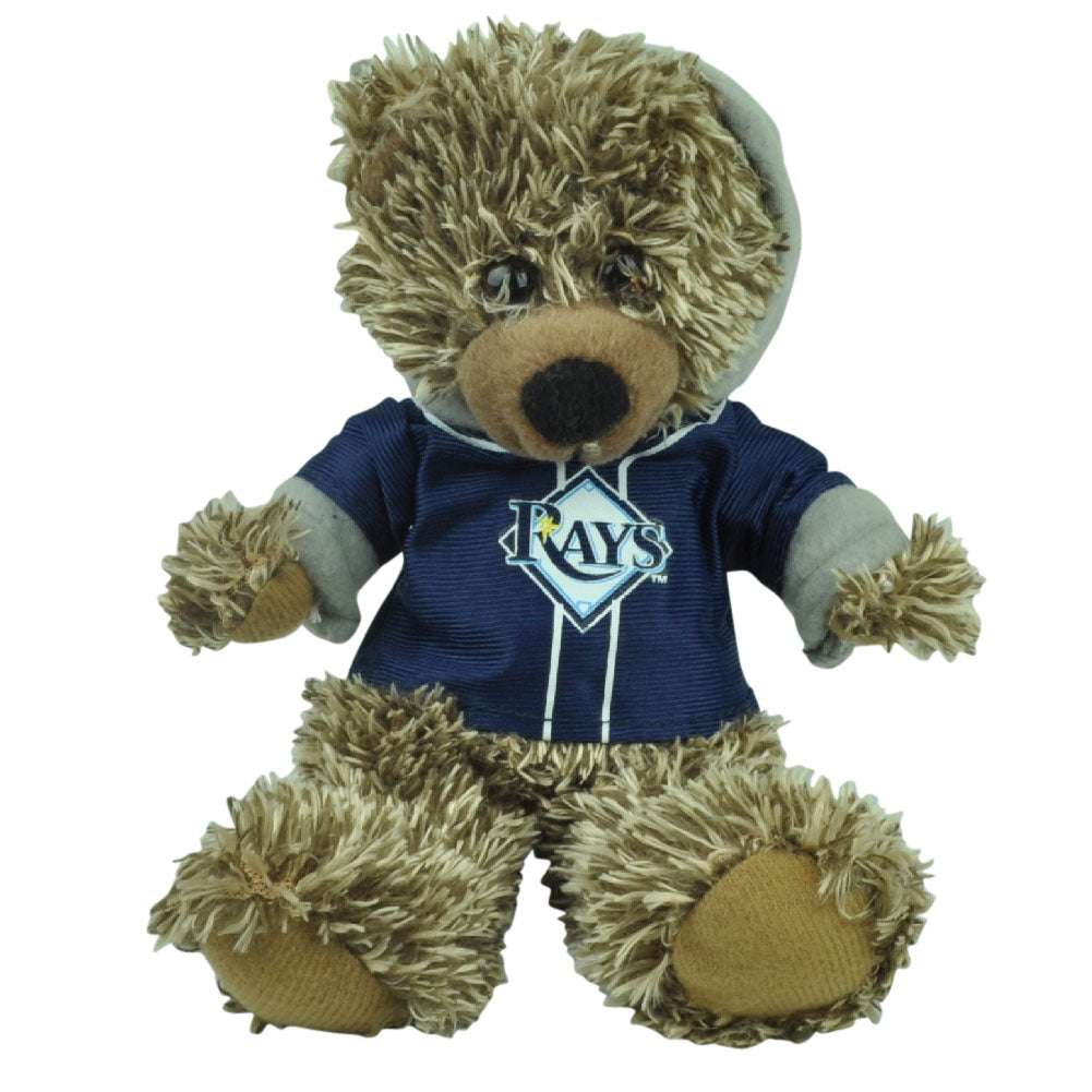 MLB Toronto Blue Rays Navy Hoodie Stuffed Plush Mini Teddy Bear 9" Brown