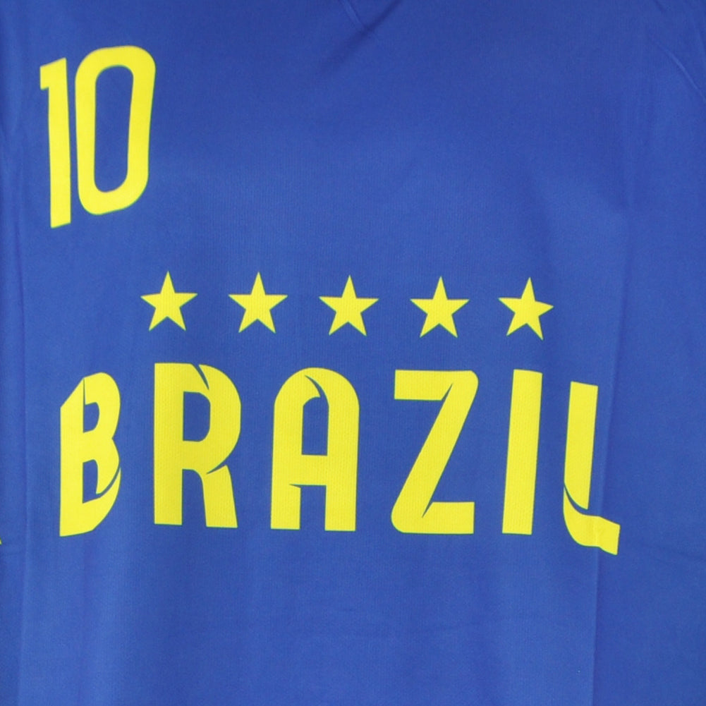 Sports Best Fashion Brazil Brasil #10 Royal Country Soccer Futbol Jersey