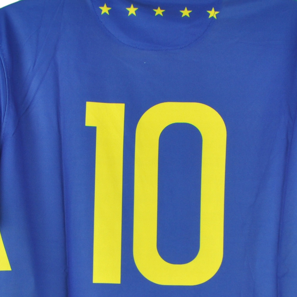 Sports Best Fashion Brazil Brasil #10 Royal Country Soccer Futbol Jersey