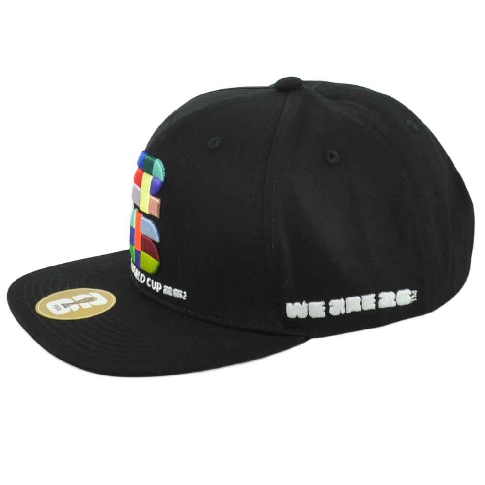 2026 FIFA World Cup We Are 26 Constructed Flat Bill Snapback Soccer Hat Cap
