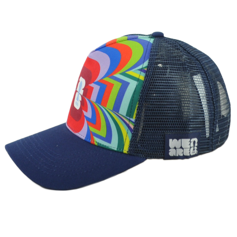2026 FIFA World Cup Adjustable Trucker Mesh Blue Curved Bill Soccer Hat Cap